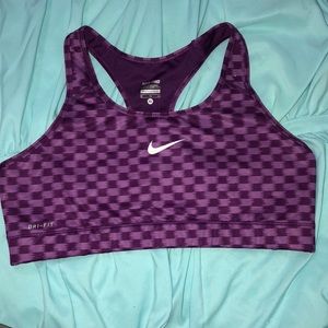 New purple sports bra